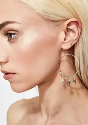 Thunder Goddess Hoop Earrings