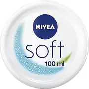 [NIVEA] Soft Refreshing Moisturising Cream (100 ml), Lightweight Cream with Vitamin E and 100% Natural Jojoba Oil, Fast Absorbing Skin Cream for Noticeably Relaxed Skin