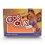 M00579-FS MOREZMORE 1 lb Cosclay DECO ORANGE Flexible Polymer Clay Soft Grade
