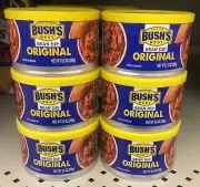 6 CANS Bush's Original Bean Dip 9.5 oz Can Nacho Salsa Pinto