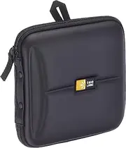 Case Logic CDE-24 Heavy Duty Wallet-Holds 24 Discs or 12 - Molded Case (Black)