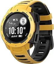 BWAD For Instinct Band Silicone Replacement Watch Band Compatible with Garmin Instinct 2/ Solar/Tactical 22mm watchbands
