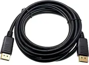 Premium Displayport M/M Cable v1.2 Display Port to DP Male to Male Cord Gold Plated Lead 3M 1.8M UltraHD 4K 60Hz 2K*4K HD (3M)