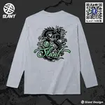 SLANT CHINESE DRAGON 龍圖騰 龍族 龍的傳人 中華文化 龍T恤 長袖棉T 雙面印刷 台灣自創品牌