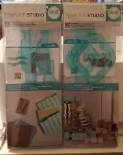 LOT OF 2 We R Memory Keepers Template Studio-Candy Box Guide & File Folder Guide