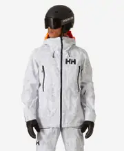 SOGN SHELL 2.0 JACKET, Grey Fog Snow Camo | Helly Hansen AU