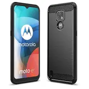 For Motorola Moto E7 Case, Rugged Shockproof Heavy Duty Snti Slip Protective Case Cover (Black)
