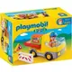 Playmobil 摩比人 1 2 3系列 建造貨車_ PM06960(人偶高約7公分)