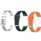 【運動雙色錶帶】Fitbit Luxe 錶帶寬度 15.4mm 透氣 替換 矽膠 腕帶 手環