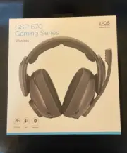Sennheiser GSP 670 Wireless EPOS 7.1 Premium Gaming Headset Black Headphones NEW