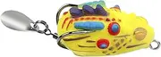 Frog Fishing Lure - Double Hook Swimbait Floating Bait Soft Lures - Fishing Supplies, Portable Floating Baits for Freshwater Saltwater