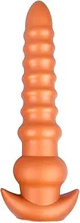 Super Long Anal Beads, Liquid Silicone Thread Anal Plugs G-spot Dildo Vaginal Stimulation Prostate Massage for Men Women Couple Sex Factory (L)
