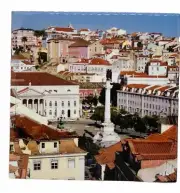 Lisbon Portugal Ceramic Tile Trivet Coaster Travel Souvenir 4" x 4"