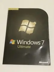 Microsoft Windows 7 Ultimate 32/64 Bit DVD -Full Version -New sealed READ