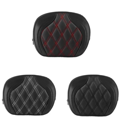 Diamond Red Sissy Bar Pad Backrest Back Support For Harley Touring 1987-2025