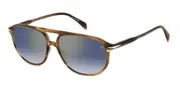 David Beckham DB 1159/S EX4/2A Men's Sunglasses Brown Size 58