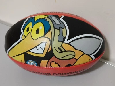 Sherrin Official AFL Essendon Team Song Football With Colourful Character -...