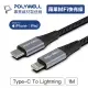 (現貨) 寶利威爾 Type-C Lightning 蘋果MFi認證PD快充線 1米 iPhone POLYWELL