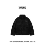 CHRONIC FTR LOGO DOWN PUFFER JACKET BLACK / J-08 / L號