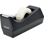 Scotch C38 Desktop Sticky Tape Dispenser 100% Recycled Black