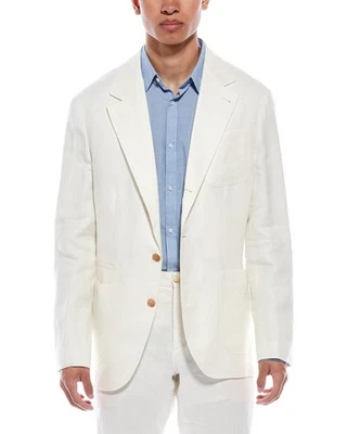 Brunello Cucinelli Linen & Wool-Blend Blazer Men's
