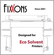 Fixxons Crystal Clear Display Film for Roland Eco Solvent Printers 36" x 100'