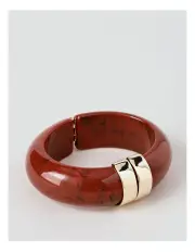 [Regatta] Hinged Bangle Bracelet in Red