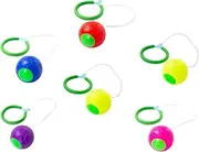 INOOMP Jumping Sports Balls Set for Boys and Girls 6pcs Ankle Skipping Jump Toys Fitness Game Bouncing Balls