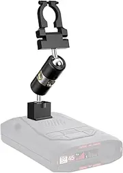 Radar Detector Mount,Rearview Mirror Rod Aluminum Radar Bracket,for Escort IX IXc Max 3 Max360C 2020 Max 360 Redline EX Beltronics GT360 Cobra DualPro Radar Detectors,w/EZ Magnet Connection Base