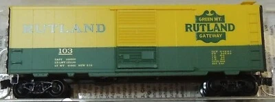 N SCALE MICRO TRAINS RUTLAND GREEN MT GATEWAY 40' BOXCAR NIB ITEM # 20146