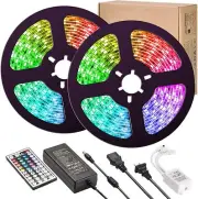 LED Strip Lights, 32.8 feet 10M(5Mx2) LED Lights 5050 LED Tape Lights, Flexible