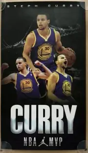 Steph Curry NBA MVP Unframed Large Print / Poster Golden State Warriors
