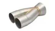 Vibrant 2-1 SS Merge Collectors 2.5" Inlet Slipover ID 3.5" Outlet