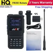 JJCC 8811 5W Walkie Talkie Handheld Transceiver 256CH VHF UHF Radio 1.77"Display
