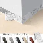 5M Waterproof Self-Adhesive Baseboard Skirting Wall Sticker Kitchen Bathroom