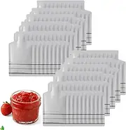 Opvonxeh Foil Sample Pouches, Heat-Sealable Bottle-Shaped Dispenser Bags, 100pcs Leak-Proof Refillable Packs, Tip-Open Design for Shower Gel, Cosmetics, Shampoo and Perfume Storage