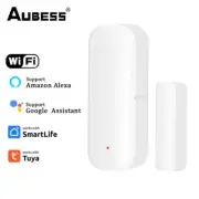 New AUBESS Tuya Smart WiFi ZigBee Door/Window Sensor Open/Close Detector Works W