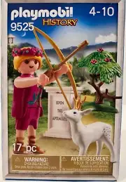 GEOBRA PLAYMOBIL HISTORY GREEK GOD GODDESS ARTEMIS ACTION FIGURE 9525