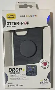 Otterbox Otter+Pop PopSockets Symmetry Series Apple iPhone 12 Mini Black