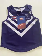 Fremantle Dockers AFL Replica Jersey Baby Babies Kids Childrens Toddler Size 1