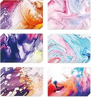 Paper Master 30 All Occasion Greeting Cards, Assorted Blank Note Cards, 6 Abstract Art Design, 4x6 inches Blank Stationary Thank You Cards with Envelopes Set