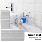 Instant Dry Sink Coasters Diatomite Stone Tray Water Absorbing Set for Quick