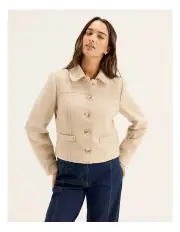 [REVIEW] Herringbone Jacket in Oatmeal Marle