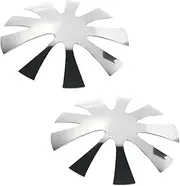 OHPHCALL Nail Art Kit 2pcs French Manicure Templates Nail Grinder Manicure Nail Art Trimmer Tool