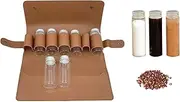 Camping Spice Bag - Camping Spice Set, Outdoor Spice Bag, Portable Spice Bag with 7 Spice Bottles, Camping Spice Holder Set, Portable Spice Jars Set with Storage Bag, Spice Bag