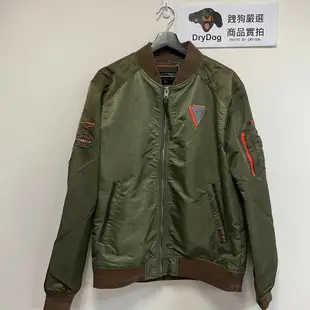 跩狗嚴選 獨家限量款 極度乾燥 Superdry 薄款 飛行夾克 鐵牌 徽章貼布 軍裝外套 MA1 軍綠 橘邊 撞色 冒險魂 Rookie Mix