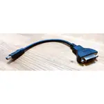 MINI DISPLAYPORT (MINI DP)公 轉 DVI-D 24+1公 轉接線 25公分