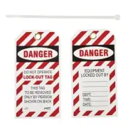PACK OF 10 BRADY LT10 Y383760 LOCKOUT TAGS: DANGER, DO NOT OPERATE