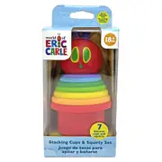 Eric Carle - The Very Hungry Caterpillar Stacking Cup & Squirty Set, Baby Bath toy