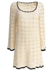 [Zimmermann] Zimmermann-Rhiannon Crochet Dress Abiti Beige-Donna 0